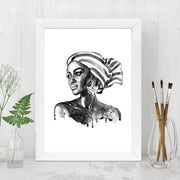 Quadro Decorativo MDF Emoldurado - Arte Multicolor 24x29cm com Moldura de Madeira 2cm