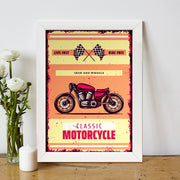 Quadro Decorativo MDF Emoldurado - Arte Multicolor 24x29cm com Moldura de Madeira 2cm