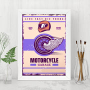 Quadro Decorativo MDF Emoldurado - Arte Multicolor 24x29cm com Moldura de Madeira 2cm