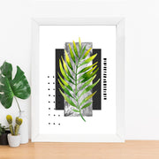 Quadro Decorativo MDF Emoldurado - Arte Multicolor 24x29cm com Moldura de Madeira 2cm