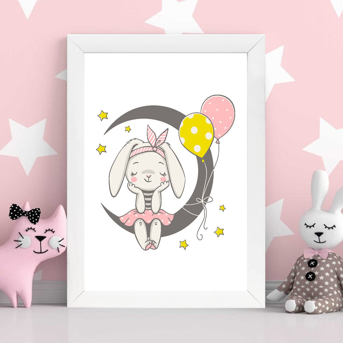 Quadro Decorativo MDF Emoldurado - Arte Multicolor 24x29cm com Moldura de Madeira 2cm