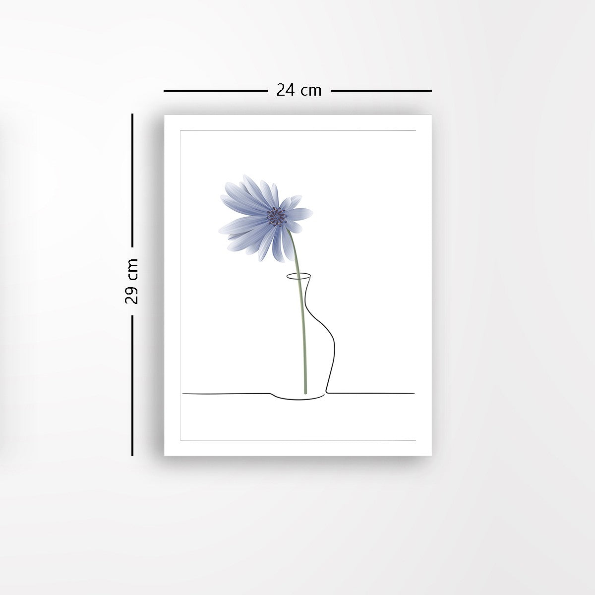 Quadro Decorativo MDF Emoldurado - Arte Multicolor 24x29cm com Moldura de Madeira 2cm