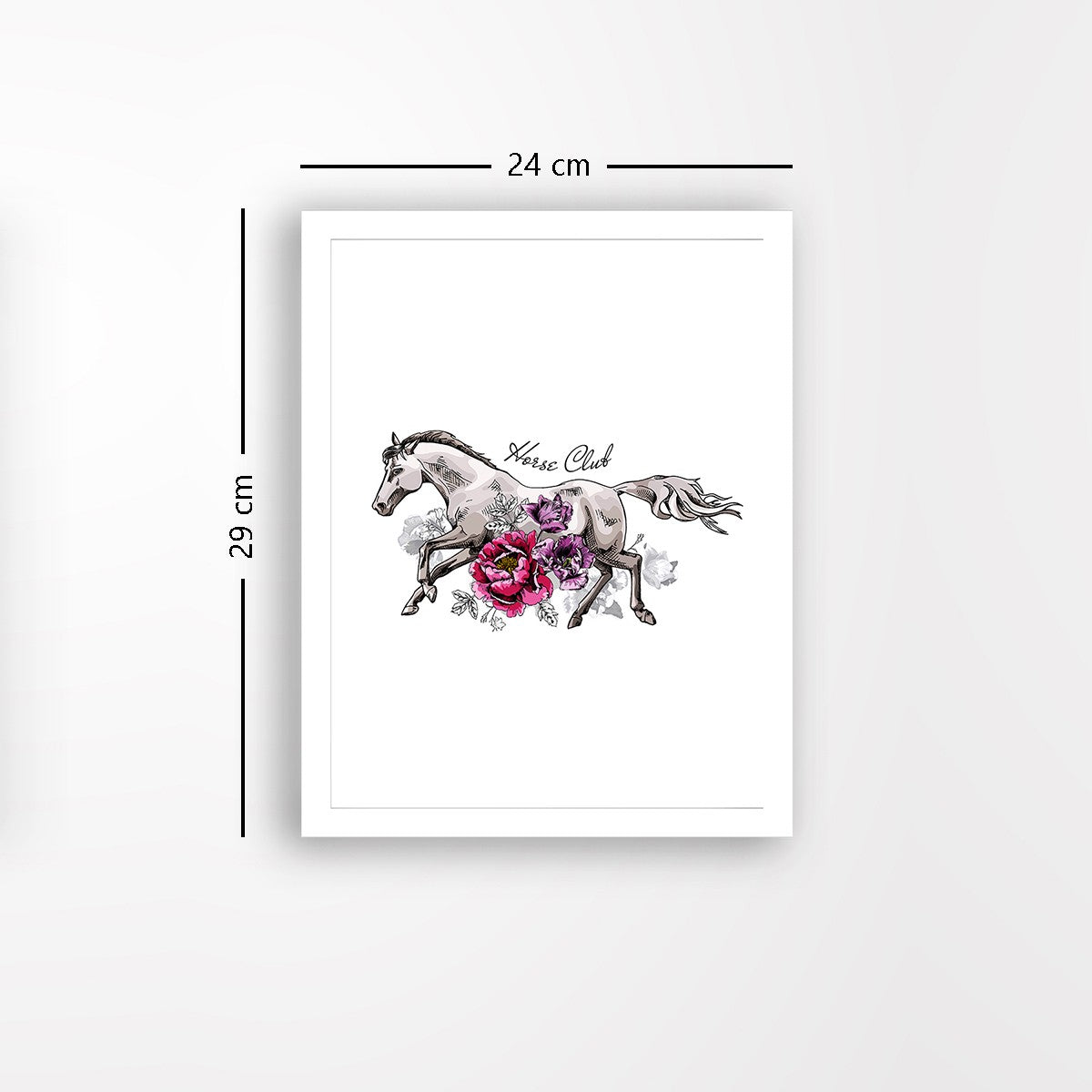 Quadro Decorativo MDF Emoldurado - Arte Multicolor 24x29cm com Moldura de Madeira 2cm