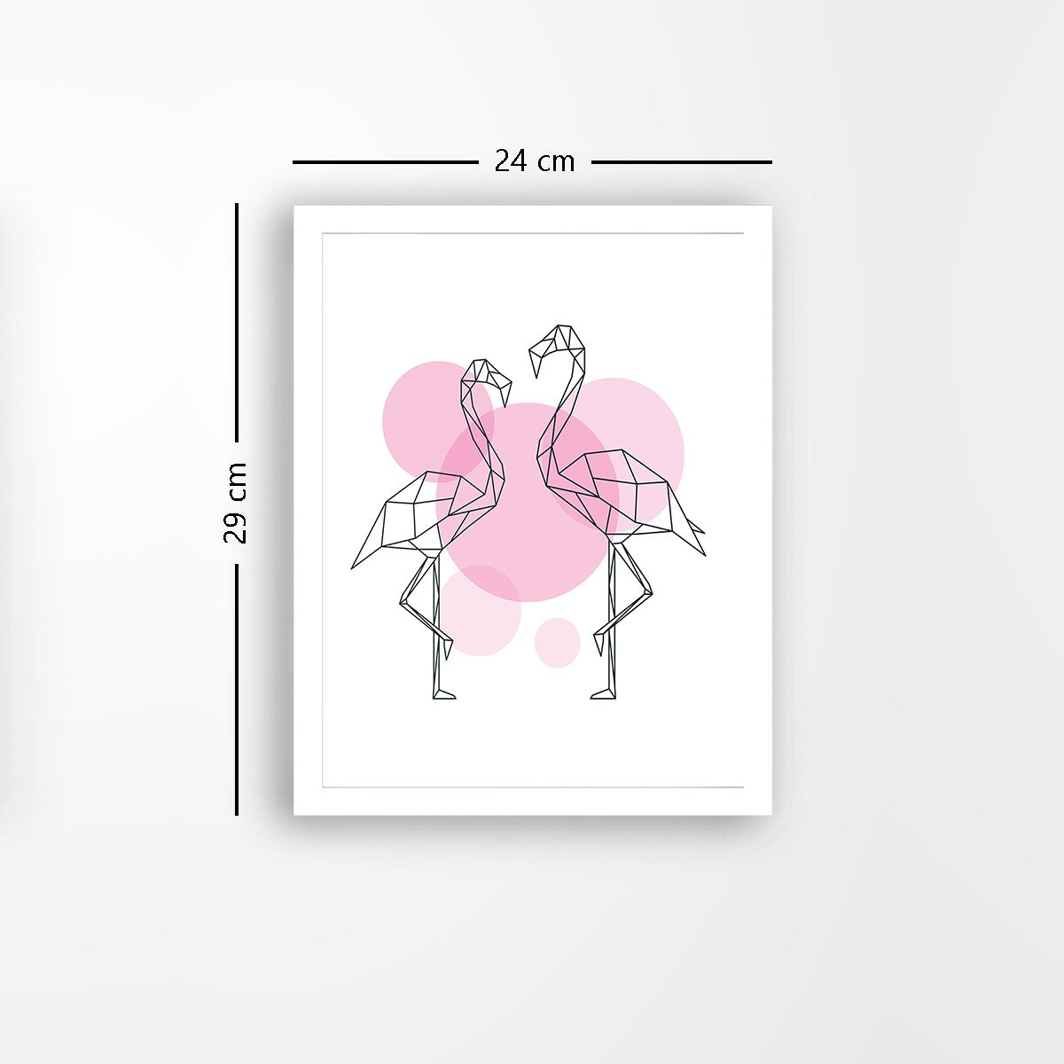 Quadro Decorativo MDF Emoldurado - Arte Multicolor 24x29cm com Moldura de Madeira 2cm