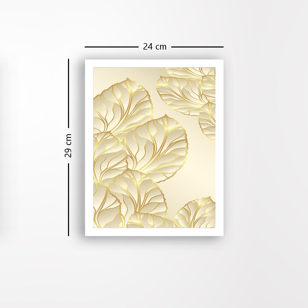 Quadro Decorativo MDF Emoldurado - Arte Multicolor 24x29cm com Moldura de Madeira 2cm