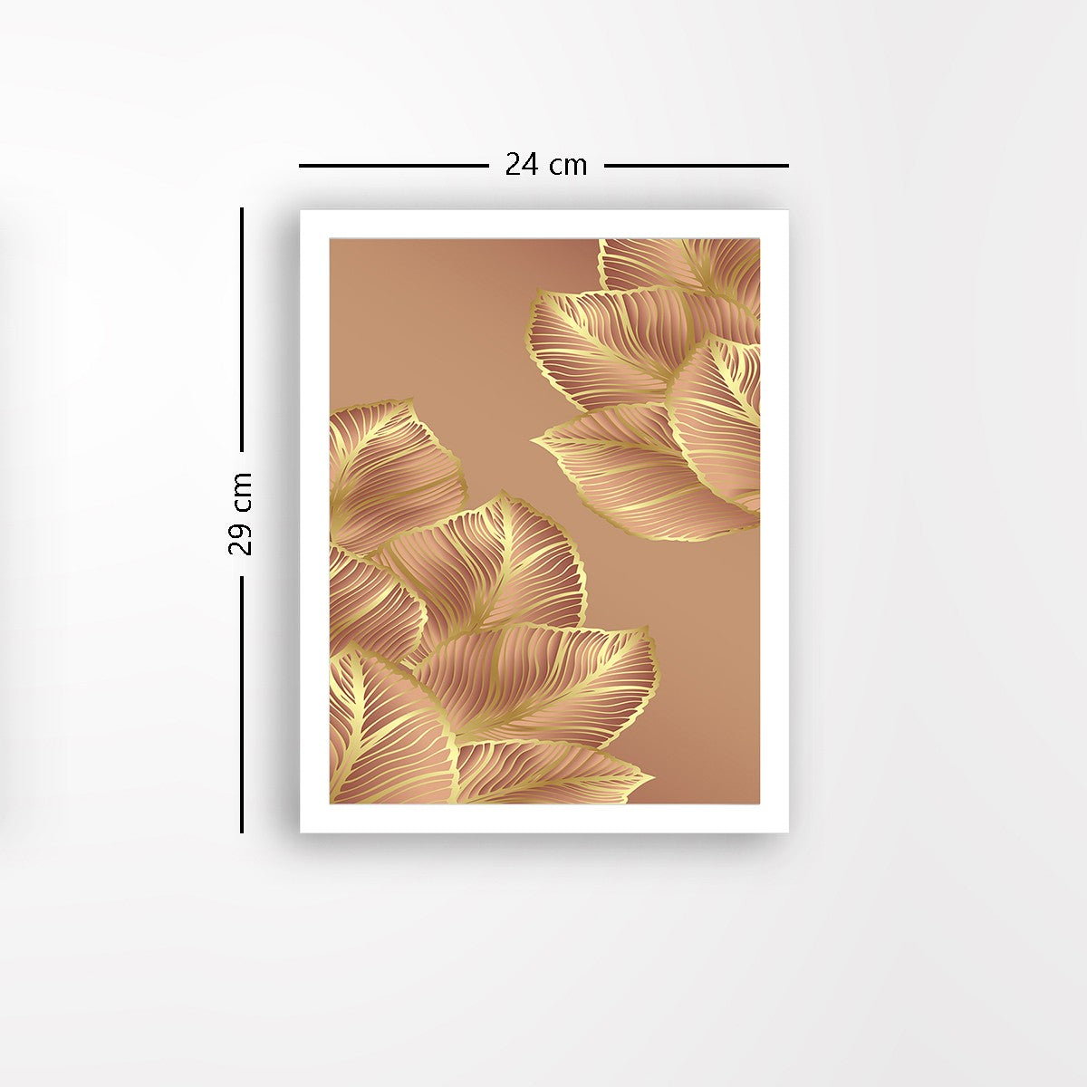 Quadro Decorativo MDF Emoldurado - Arte Multicolor 24x29cm com Moldura de Madeira 2cm