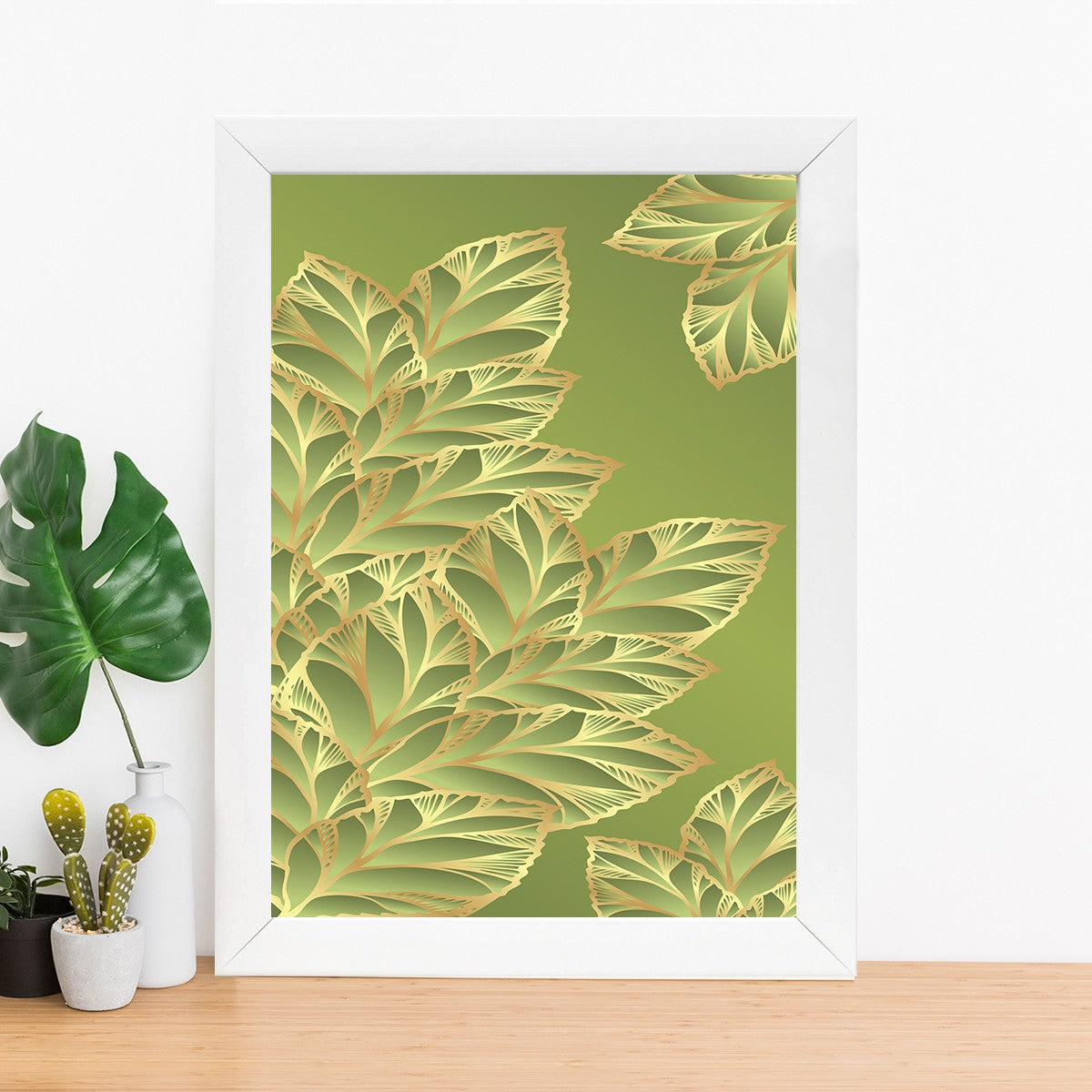 Quadro Decorativo MDF Emoldurado - Arte Multicolor 24x29cm com Moldura de Madeira 2cm