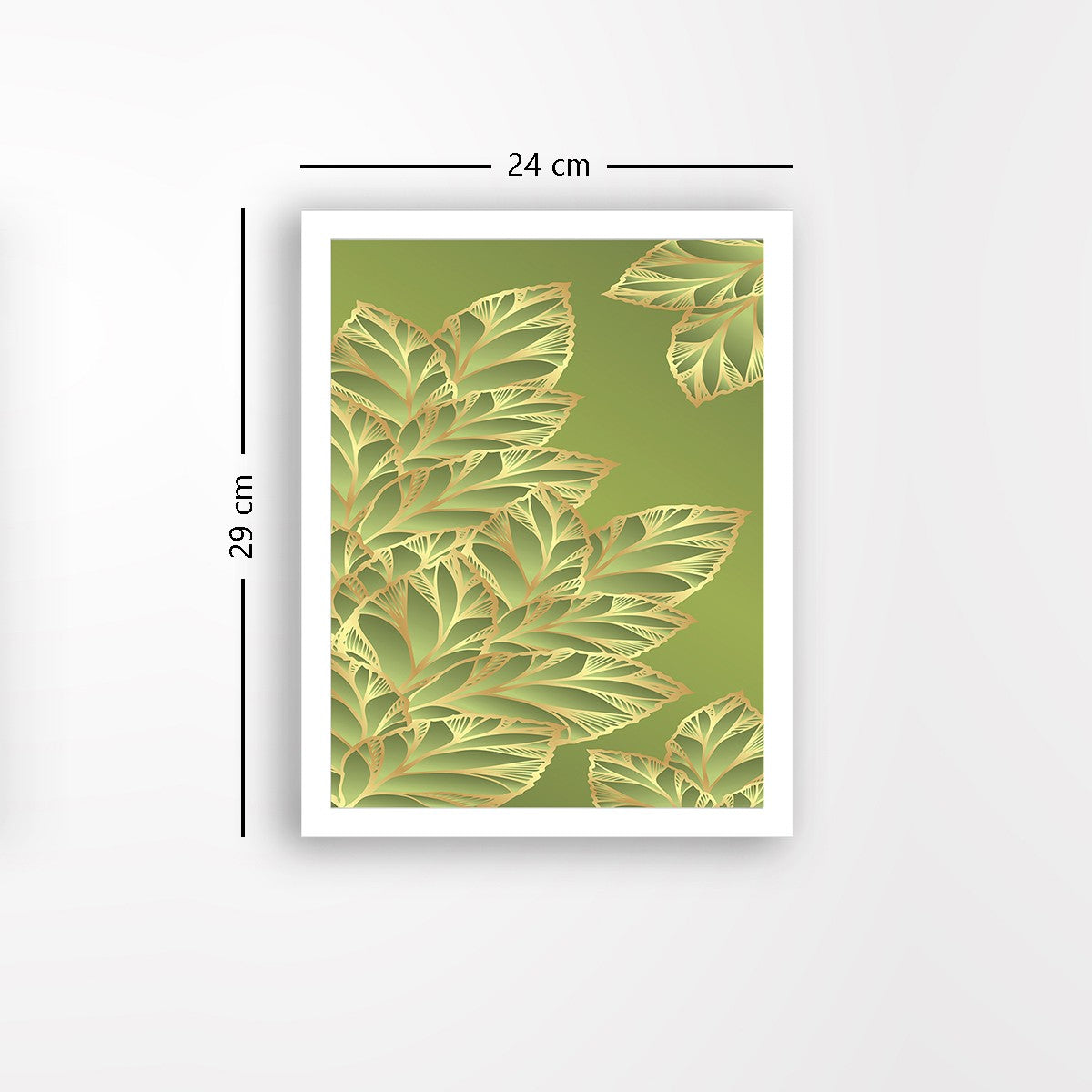 Quadro Decorativo MDF Emoldurado - Arte Multicolor 24x29cm com Moldura de Madeira 2cm