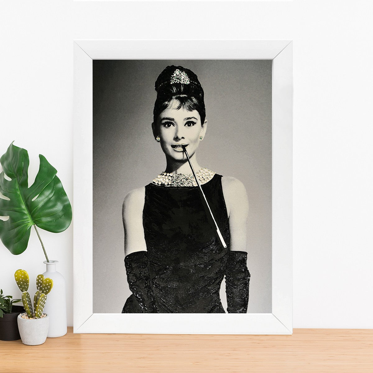 Quadro Decorativo MDF Emoldurado - Arte Multicolor 24x29cm com Moldura de Madeira 2cm