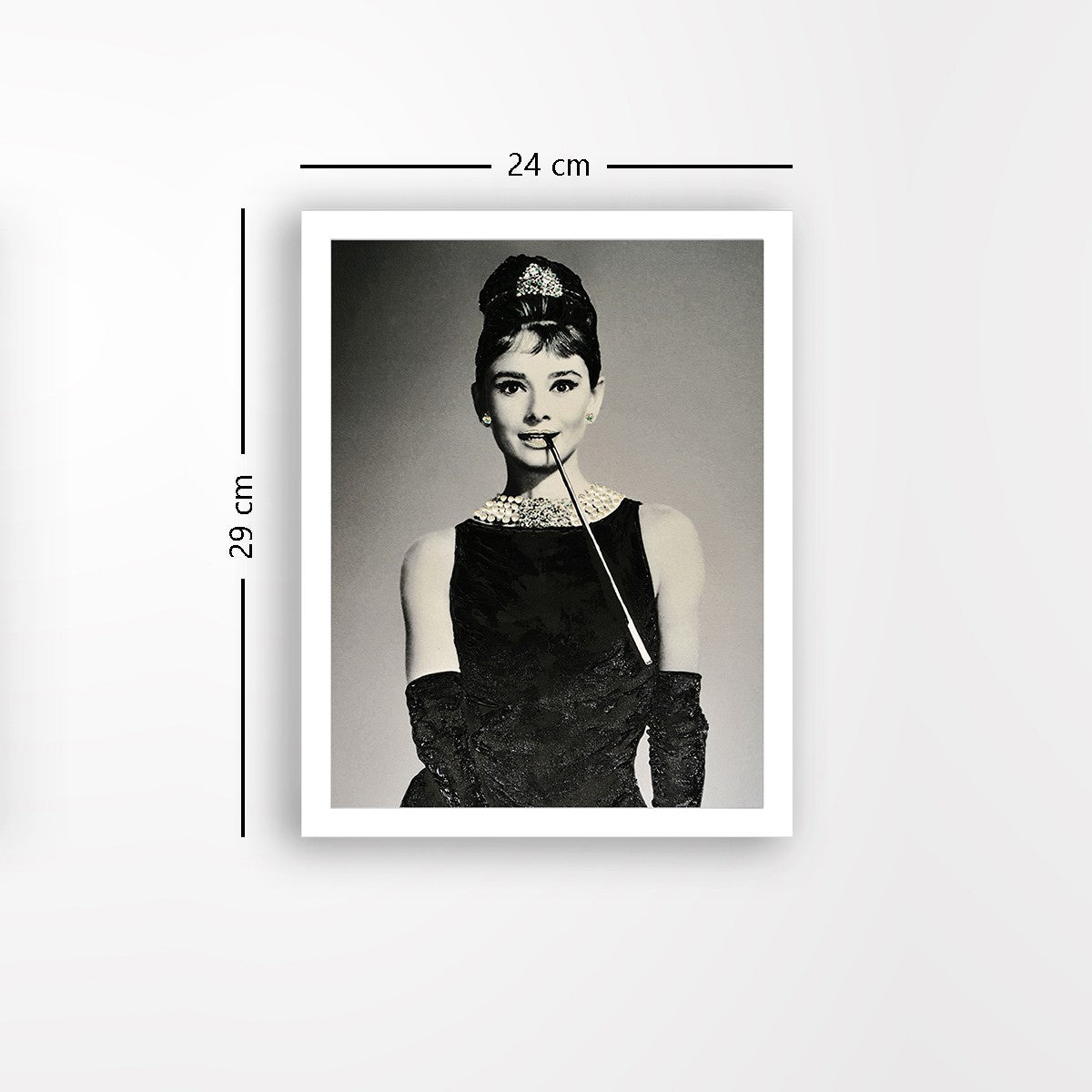 Quadro Decorativo MDF Emoldurado - Arte Multicolor 24x29cm com Moldura de Madeira 2cm