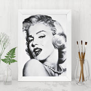 Quadro Decorativo MDF Emoldurado - Arte Multicolor 24x29cm com Moldura de Madeira 2cm