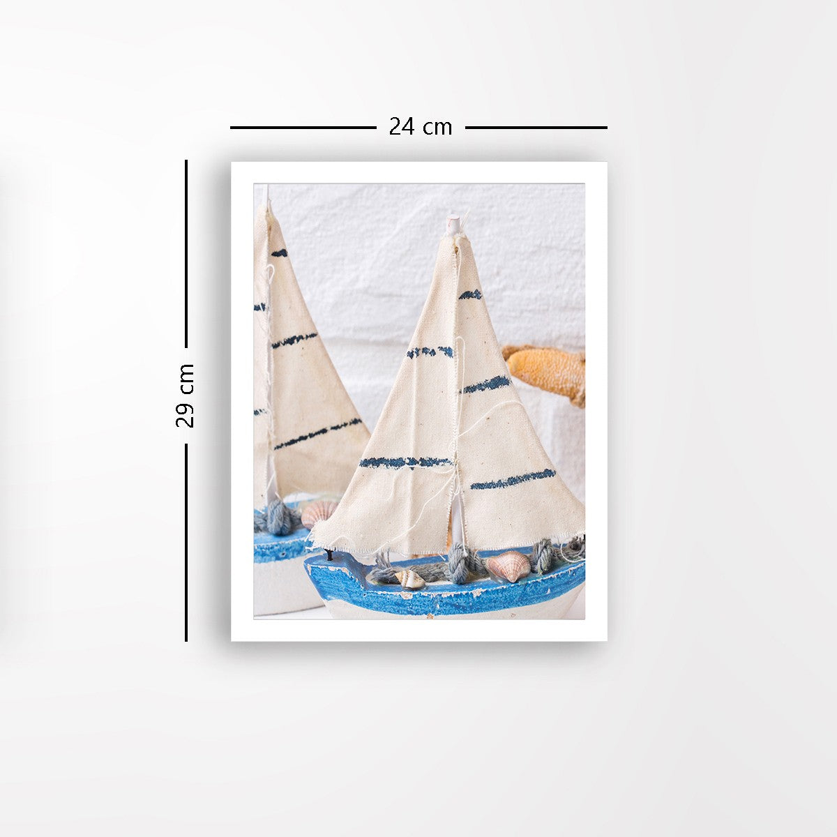 Quadro Decorativo MDF Emoldurado - Arte Multicolor 24x29cm com Moldura de Madeira 2cm