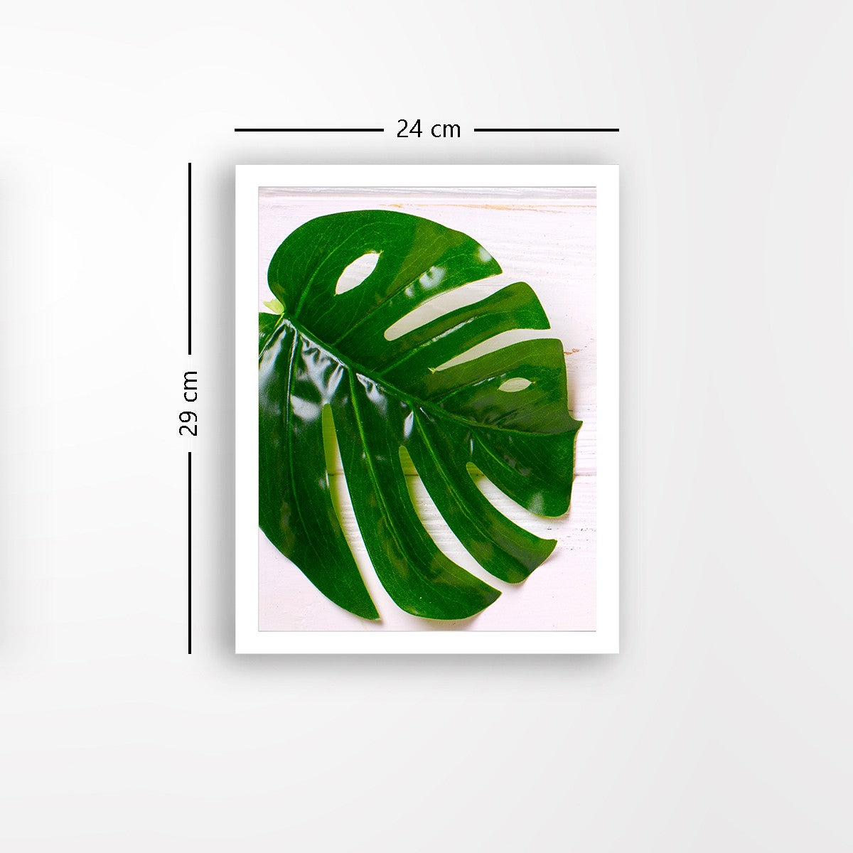 Quadro Decorativo MDF Emoldurado - Arte Multicolor 24x29cm com Moldura de Madeira 2cm