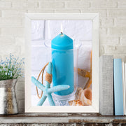 Quadro Decorativo MDF Emoldurado - Arte Multicolor 24x29cm com Moldura de Madeira 2cm