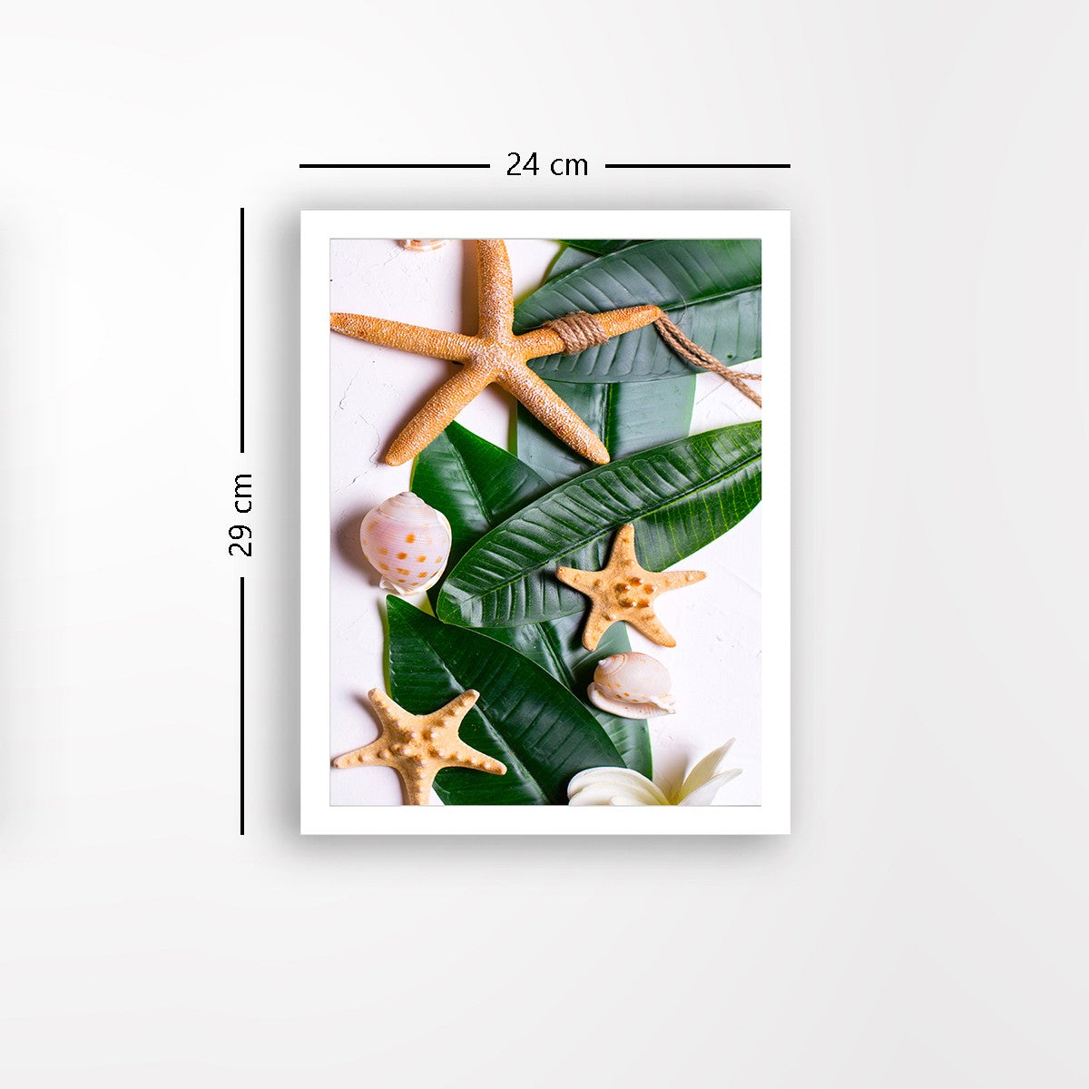 Quadro Decorativo MDF Emoldurado - Arte Multicolor 24x29cm com Moldura de Madeira 2cm