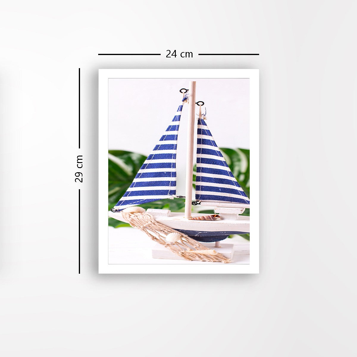 Quadro Decorativo MDF Emoldurado - Arte Multicolor 24x29cm com Moldura de Madeira 2cm