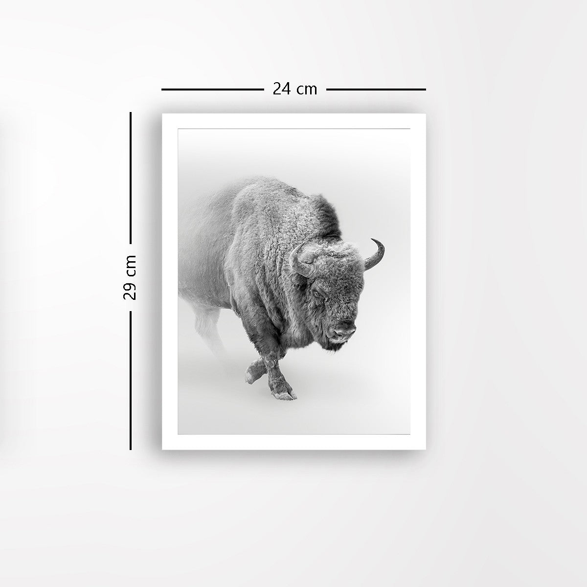 Quadro Decorativo MDF Emoldurado - Arte Multicolor 24x29cm com Moldura de Madeira 2cm