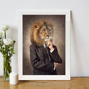 Quadro Decorativo MDF Emoldurado - Arte Multicolor 24x29cm com Moldura de Madeira 2cm