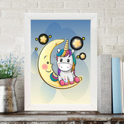 Quadro Decorativo MDF Emoldurado - Arte Multicolor 24x29cm com Moldura de Madeira 2cm