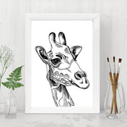 Quadro Decorativo MDF Emoldurado - Arte Multicolor 24x29cm com Moldura de Madeira 2cm