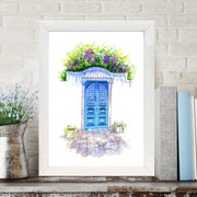 Quadro Decorativo MDF Emoldurado - Arte Multicolor 24x29cm com Moldura de Madeira 2cm