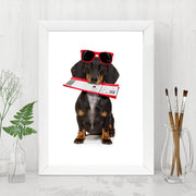 Quadro Decorativo MDF Emoldurado - Arte Multicolor 24x29cm com Moldura de Madeira 2cm