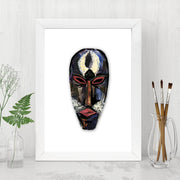 Quadro Decorativo MDF Emoldurado - Arte Multicolor 24x29cm com Moldura de Madeira 2cm