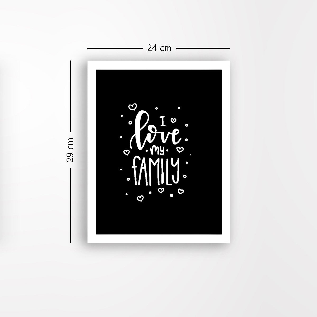 Quadro Decorativo MDF Emoldurado - Arte Multicolor 24x29cm com Moldura de Madeira 2cm