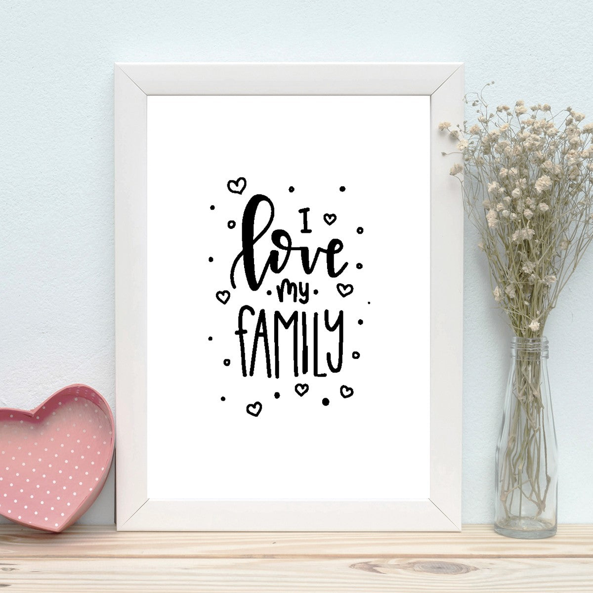 Quadro Decorativo MDF Emoldurado - Arte Multicolor 24x29cm com Moldura de Madeira 2cm