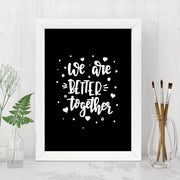 Quadro Decorativo MDF Emoldurado - Arte Multicolor 24x29cm com Moldura de Madeira 2cm