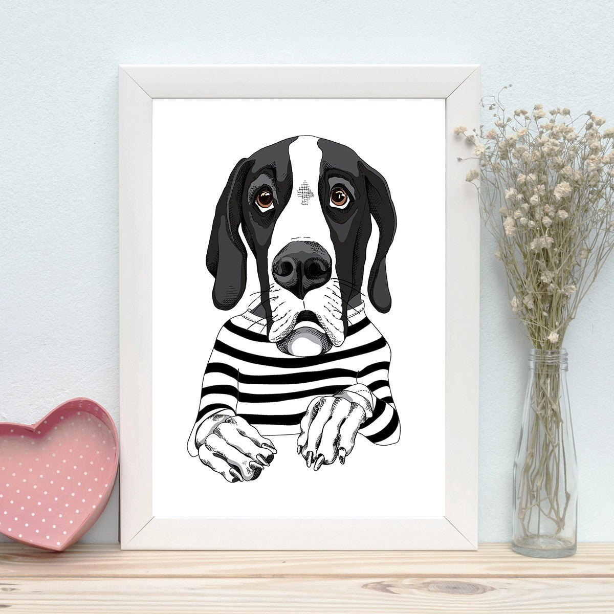 Quadro Decorativo MDF Emoldurado - Arte Multicolor 24x29cm com Moldura de Madeira 2cm