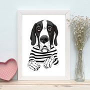 Quadro Decorativo MDF Emoldurado - Arte Multicolor 24x29cm com Moldura de Madeira 2cm