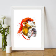 Quadro Decorativo MDF Emoldurado - Arte Multicolor 24x29cm com Moldura de Madeira 2cm