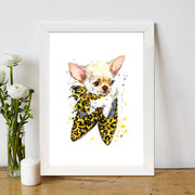 Quadro Decorativo MDF Emoldurado - Arte Multicolor 24x29cm com Moldura de Madeira 2cm