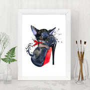 Quadro Decorativo MDF Emoldurado - Arte Multicolor 24x29cm com Moldura de Madeira 2cm