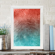 Quadro Decorativo MDF Emoldurado - Arte Multicolor 24x29cm com Moldura de Madeira 2cm