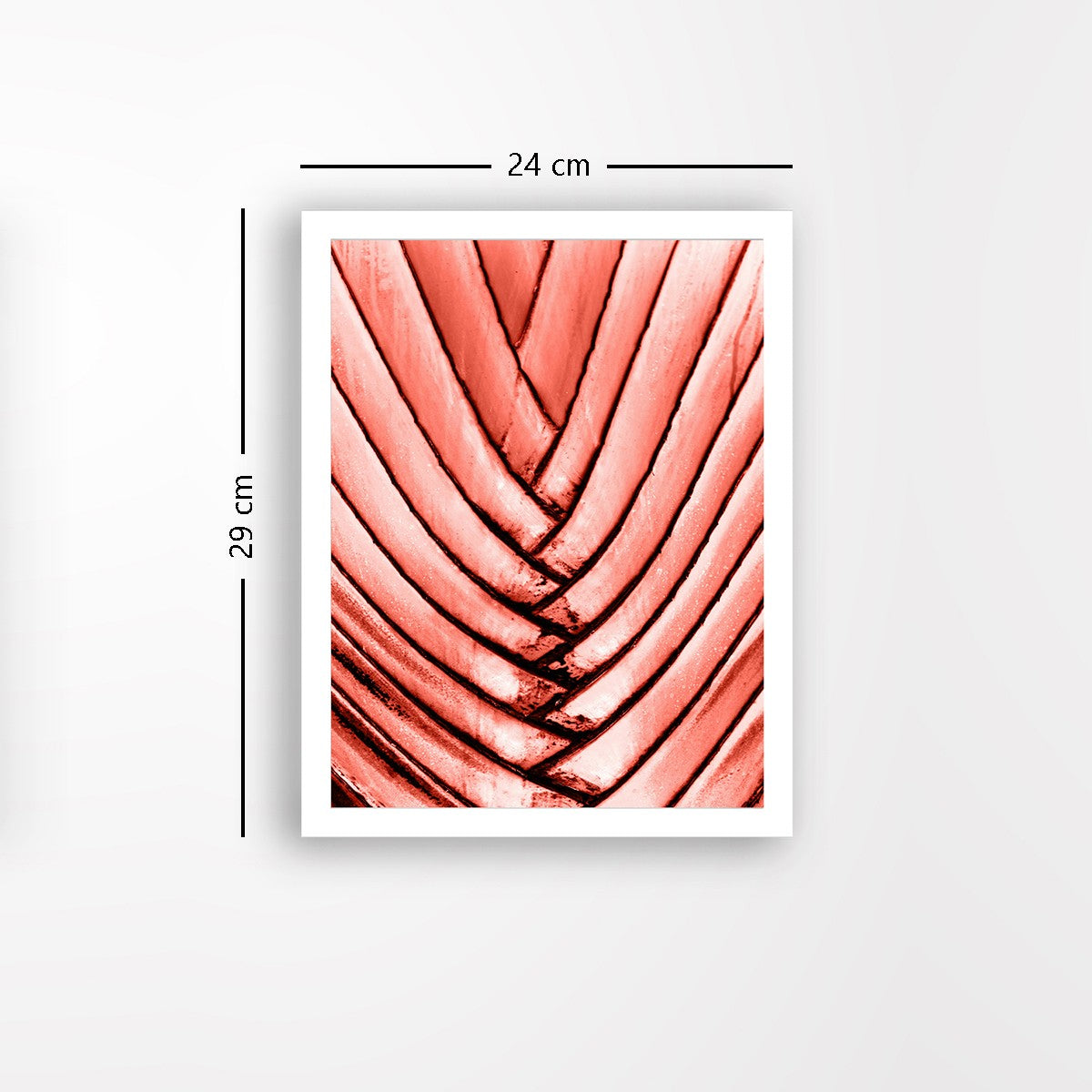 Quadro Decorativo MDF Emoldurado - Arte Multicolor 24x29cm com Moldura de Madeira 2cm