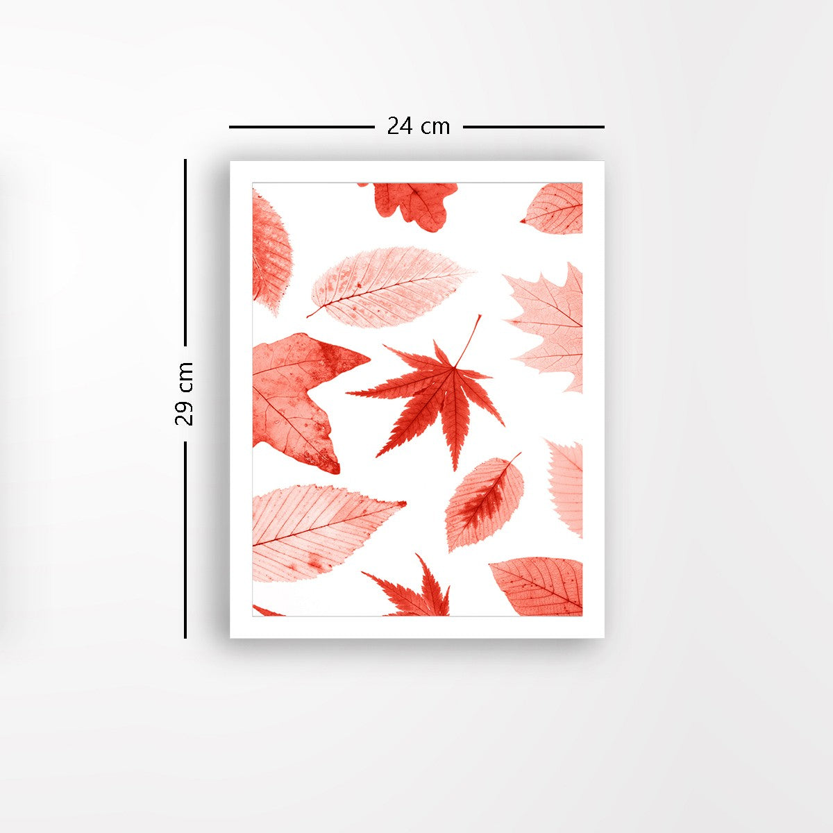 Quadro Decorativo MDF Emoldurado - Arte Multicolor 24x29cm com Moldura de Madeira 2cm