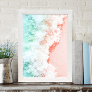 Quadro Decorativo MDF Emoldurado - Arte Multicolor 24x29cm com Moldura de Madeira 2cm