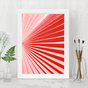 Quadro Decorativo MDF Emoldurado - Arte Multicolor 24x29cm com Moldura de Madeira 2cm