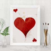 Quadro Decorativo MDF Emoldurado - Arte Multicolor 24x29cm com Moldura de Madeira 2cm