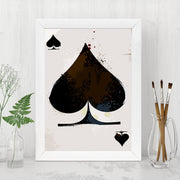 Quadro Decorativo MDF Emoldurado - Arte Multicolor 24x29cm com Moldura de Madeira 2cm