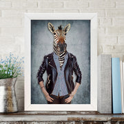 Quadro Decorativo MDF Emoldurado - Arte Multicolor 24x29cm com Moldura de Madeira 2cm