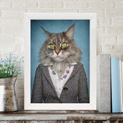 Quadro Decorativo MDF Emoldurado - Arte Multicolor 24x29cm com Moldura de Madeira 2cm