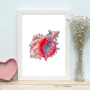 Quadro Decorativo MDF Emoldurado - Arte Multicolor 24x29cm com Moldura de Madeira 2cm