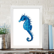 Quadro Decorativo MDF Emoldurado - Arte Multicolor 24x29cm com Moldura de Madeira 2cm