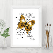 Quadro Decorativo MDF Emoldurado - Arte Multicolor 24x29cm com Moldura de Madeira 2cm