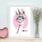 Quadro Decorativo MDF Emoldurado - Arte Multicolor 24x29cm com Moldura de Madeira 2cm