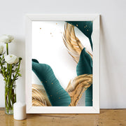 Quadro Decorativo MDF Emoldurado - Arte Multicolor 24x29cm com Moldura de Madeira 2cm