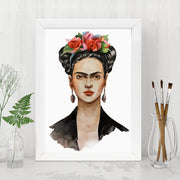 Quadro Decorativo MDF Emoldurado - Arte Multicolor 24x29cm com Moldura de Madeira 2cm